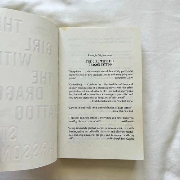 The Girl With The Dragon Tattoo Stieg Larson - Picture 3 of 6